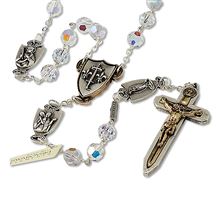 SWAROVSKI CRYSTAL - FEMALE WARRIOR ROSARY