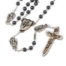 HEMATITE - FEMALE WARRIOR ROSARY