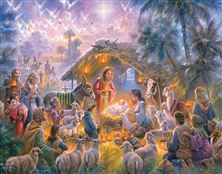 LIGHT OF THE WORLD - ADVENT CALENDAR (14" x 11")