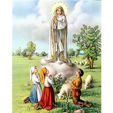 OUR LADY OF FATIMA UNFRAMED PRINT - 8" X 10"