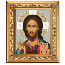 CHRIST THE TEACHER FRAMED PRINT WITH EASEL BACK - 6 1/4" X 7 3/4"