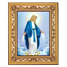 OUR LADY OF GRACE FRAMED PRINT WITH EASEL BACK - 6 1/4" X 7 3/4"
