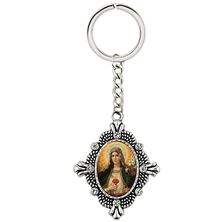 IMMACULATE HEART OF MARY KEY CHAIN