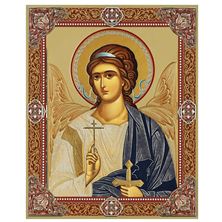 GUARDIAN ANGEL ICON WITH EASEL BACK