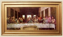 LEONARDO DA VINCI'S LAST SUPPER - FRAMED PLAQUE