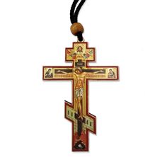 THREE BAR SMALL CRUCUIFIX WITH CORD