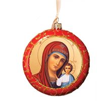 VIRGIN OF KAZAN UKRAINIAN ORNAMENT