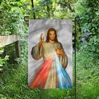 DIVINE MERCY GARDEN FLAG