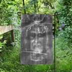 SHROUD OF TURIN GARDEN FLAG