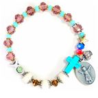 GENUINE GEMSTONE EL DIVINO NIÑO - ROSARY BRACELET