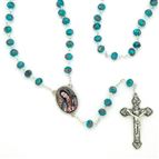 MURANO GLASS BEAD GUADALUPE ROSARY