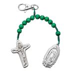 OUR LADY OF GUADALUPE BACKPACK/BELT LOOP ROSARY CLIP