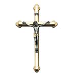 CRUCIFIX WITH 2-TONE CORPUS - 6"