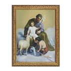 ST. JOSEPH GUARDIAN OF SONS - FRAMED PRINT - 14 1/4" X 18 1/2"