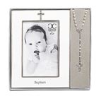 BAPTISMAL FRAME WITH ROSARY