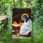 DIVINE CONVERSATION GARDEN FLAG