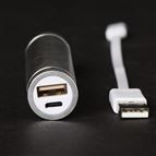 USB RECHARGEABLE POWER BANK WITH CORD
