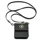 BLACK LEATHER CASE FOR PYX - CHI RHO