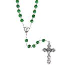 IRISH GREEN BEAD ROSARY