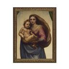 SISTINE MADONNA BY RAPHAEL FRAMED ARTWORK - 10 x 12