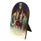 PERSONALIZED ARCHED PLAQUE - WEDDING OF ST JOSEPH AND MARY