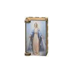 OUR LADY OF GRACE WOODEN ROSARY BOX