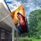 SACRED HEART OF JESUS HOUSE FLAG