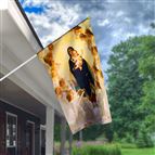 QUEEN OF THE ANGELS HOUSE FLAG