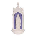 OUR LADY OF LOURDES GOTHIC STYLE HOLY WATER FONT