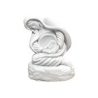 CAST ALABASTER MOTHER MARY & JESUS - NATIONAL LIFE MONUMENT STATUE - 2 3/4"