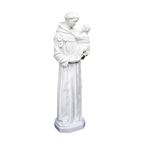 ST. ANTHONY OUTDOOR STATUE - 24" WHITE