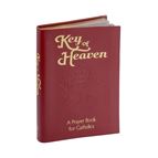 KEY OF HEAVEN - A PRAYER BOOK FOR CATHOLICS (BURGUNDY)