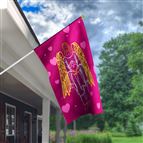 ANGEL OF LOVE HOUSE FLAG