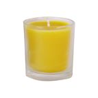 100% BEESWAX TUMBLER (WHISKEY GLASS) DEVOTIONAL CANDLE