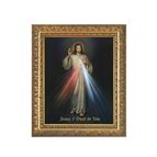 DIVINE MERCY -  FRAMED ART  -  7 3/8" X 9 1/4"