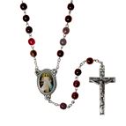 DIVINE MERCY ROSARY WITH PICTURE MEDAL
