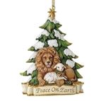 LION & LAMB PEACE ON EARTH ORNAMENT