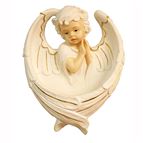 GUARDIAN ANGEL HOLY WATER FONT (HAND-PAINTED)