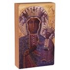 OUR LADY OF CZESTOCHOWA ICON BLOCK - 3 X 5