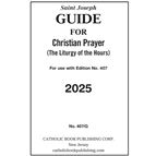 GUIDE FOR LARGE PRINT CHRISTIAN PRAYER 2025