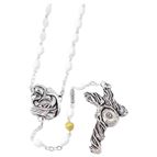 NATIONAL LIFE ROSARY - WHITE