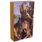 ST. BENEDICT IN PRAYER ICON BLOCK - 3 X 5