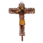 COLOMBIAN WALL CRUCIFIX - 6 3/4"