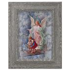 GUARDIAN ANGEL FRAMED ART - 7 1/2" X 9 1/2"