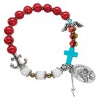 GENUINE GEMSTONE ST. PHILOMENA - CHAPLET BRACELET