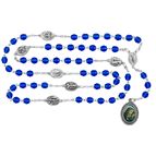 COBALT BLUE BEAD CHAPLET OF SEVEN SORROWS