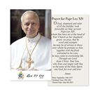 PAPER HOLY CARD - PRAYER FOR POPE LEO XIV