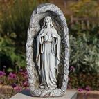 IMMACULATE HEART OF MARY SOLAR LED GARDEN STATUE -18"