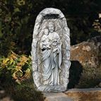 ST. JOSEPH - SOLAR LED GARDEN STATUE - 18"