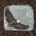 ON EAGLES WINGS GARDEN STONE